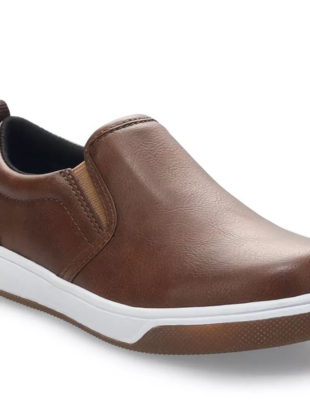 Sonoma Boys' Brown Slip-On Moccasin Sneakers
